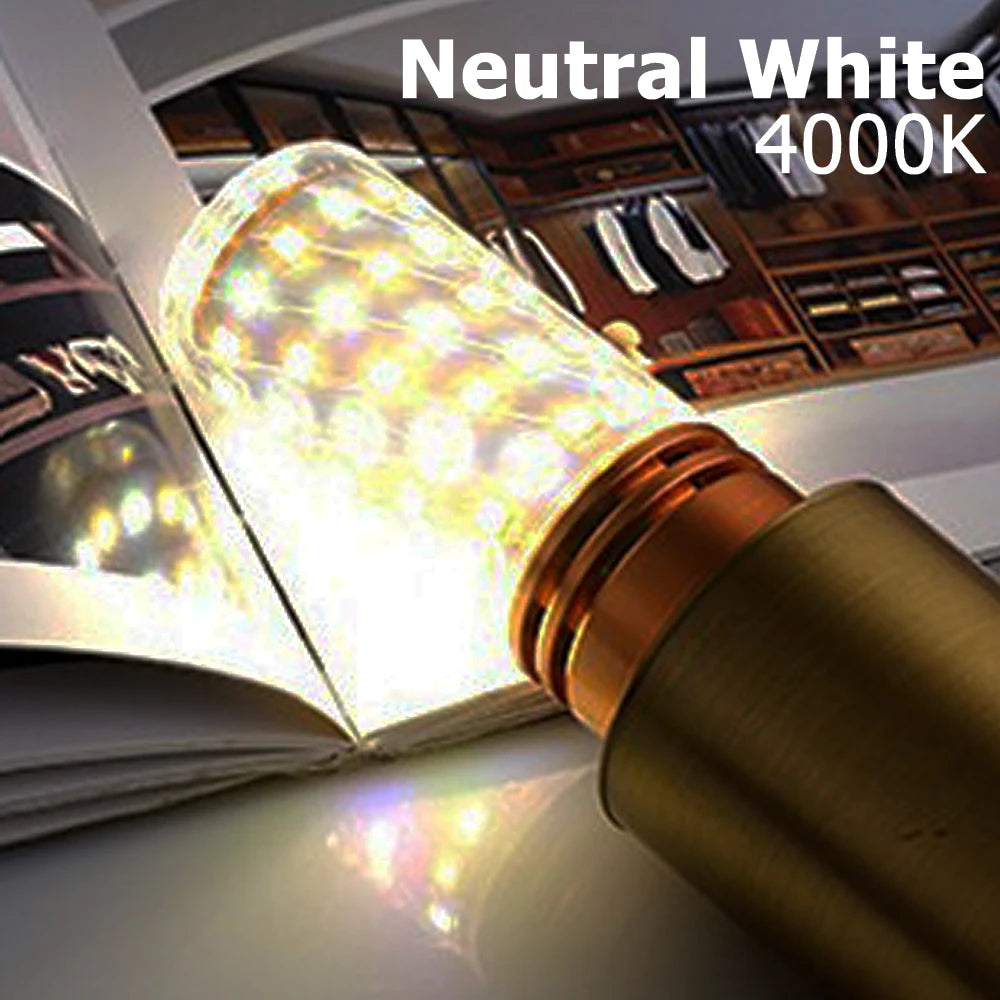 10PCS/Set E27 E14 LED Light 12W 16W 20W Super Bright Lamp Tricolor Changeable Corn Bulb 110V 220V for Home 360Degree Lighting