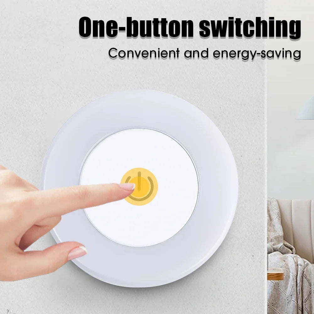 LED Touch Sensitive Night Light Dimmable Wall Light Portable USB Rechargeable Night Light for Living Room and Bedroom Lighting