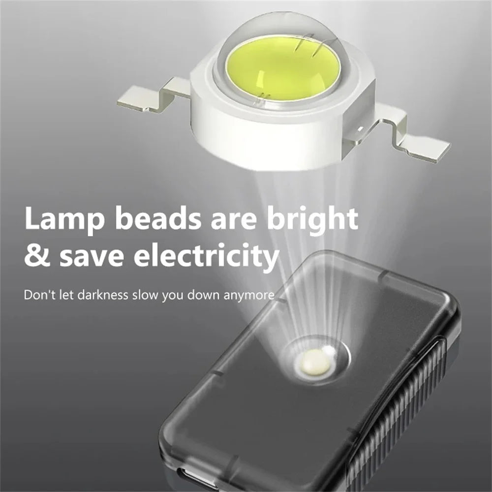 Motorcycle Locomotive Box Sensor Light LED Tail Box Anti-Collision Lamp Convenient Outdoor Fishing Camping Night Light ﻿
