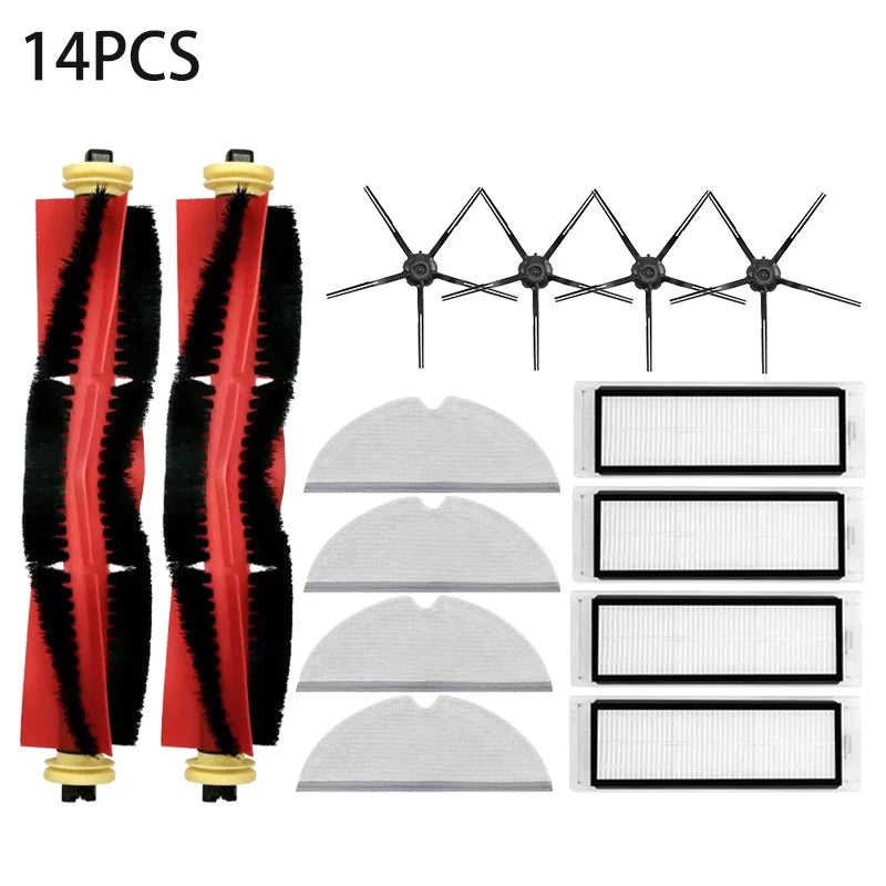 For Xiaom Roborock S5 S50 S51 S55 S6 S60 S6 Pure Vacuum Cleaner Accessories HEPA Filter Mop Cloth Side Main Brush Spare Parts