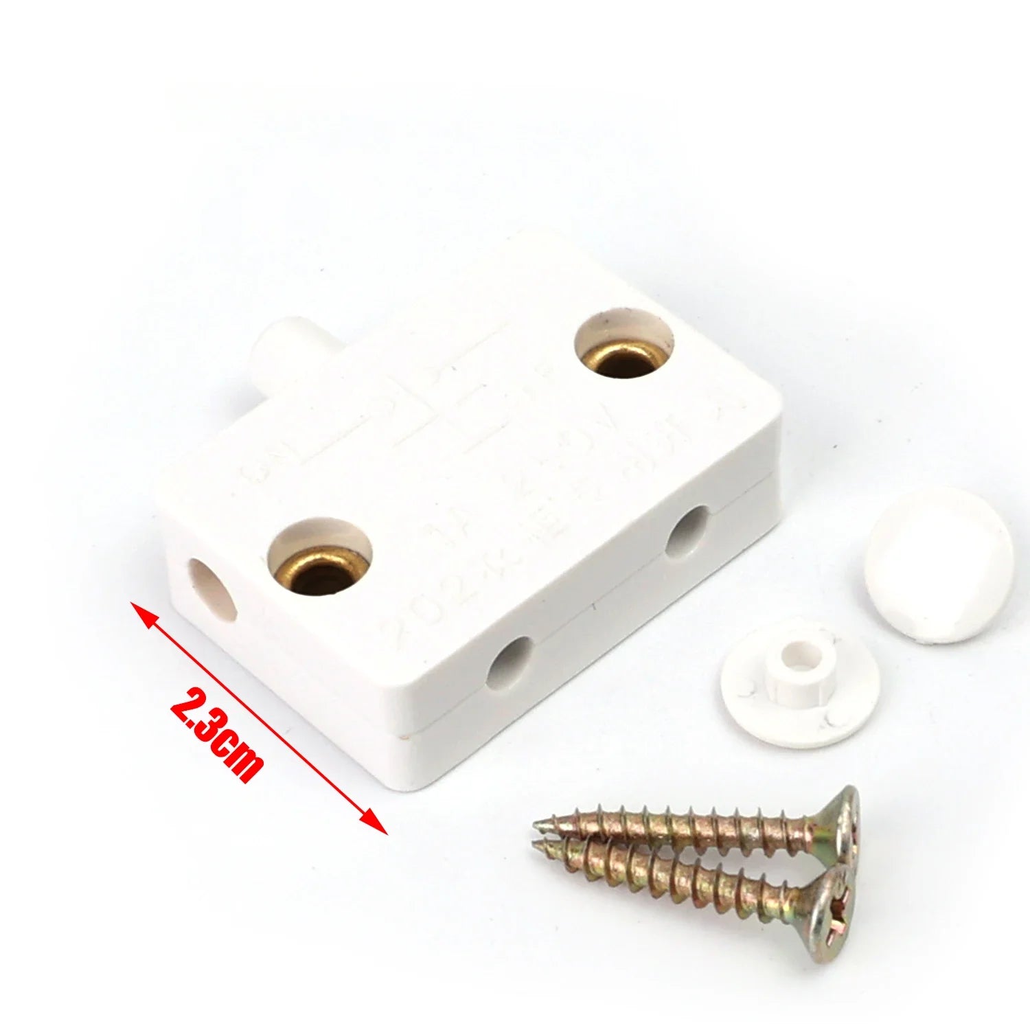 Wholesale Automatic Reset Cabinet Light Control Switch Wardrobe Closet Pantry White Black Normally Closed Lamp On Off Switch