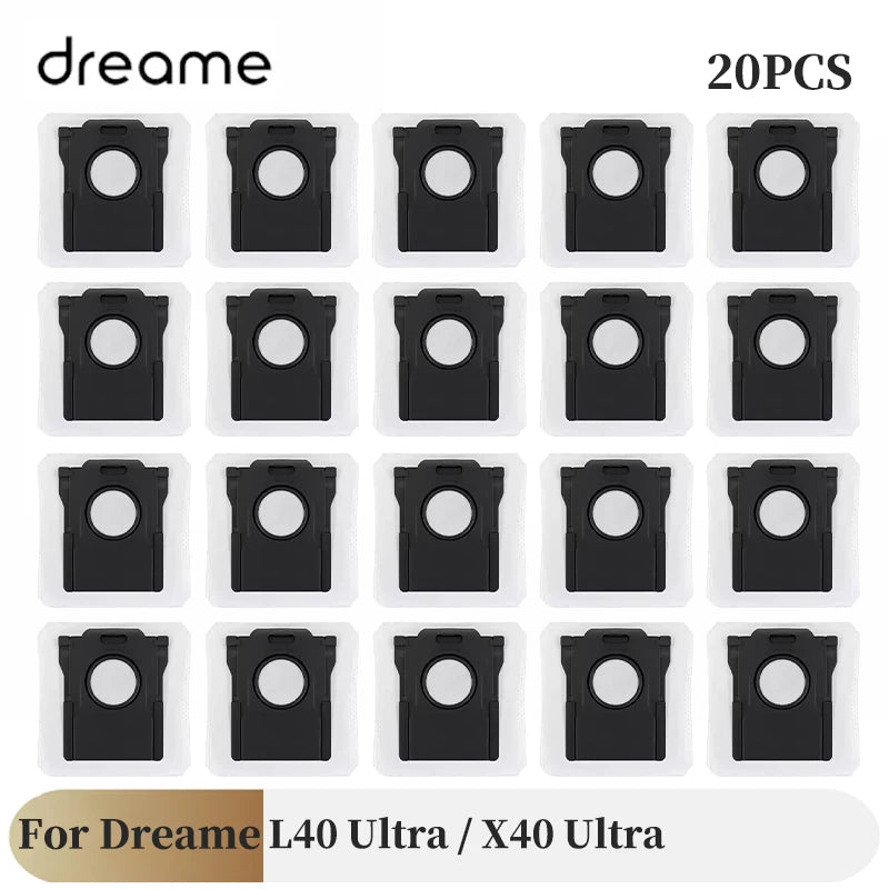 For Dreame L40 Ultra / X40 Ultra Vacuum Cleaner Accessories Main Side Brush HEPA Filter Mop Cloths Dust Bag Spare Parts
