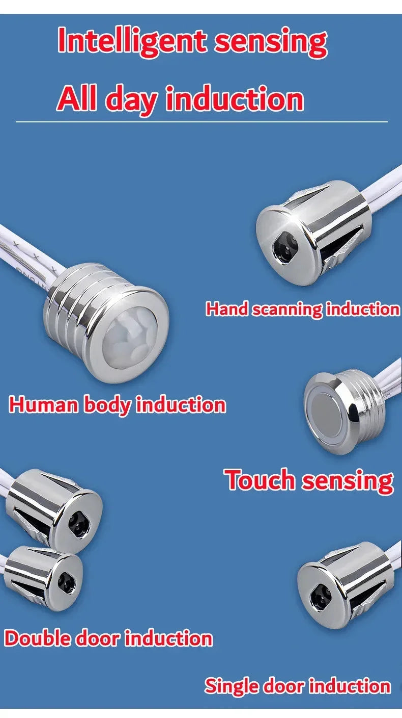 PIR Motion Sensor Touch sensor switch Hand Sweep Switch 5A 12V-24V Hand Wave Scan Smart LED Closet light/Wardrobe lamp