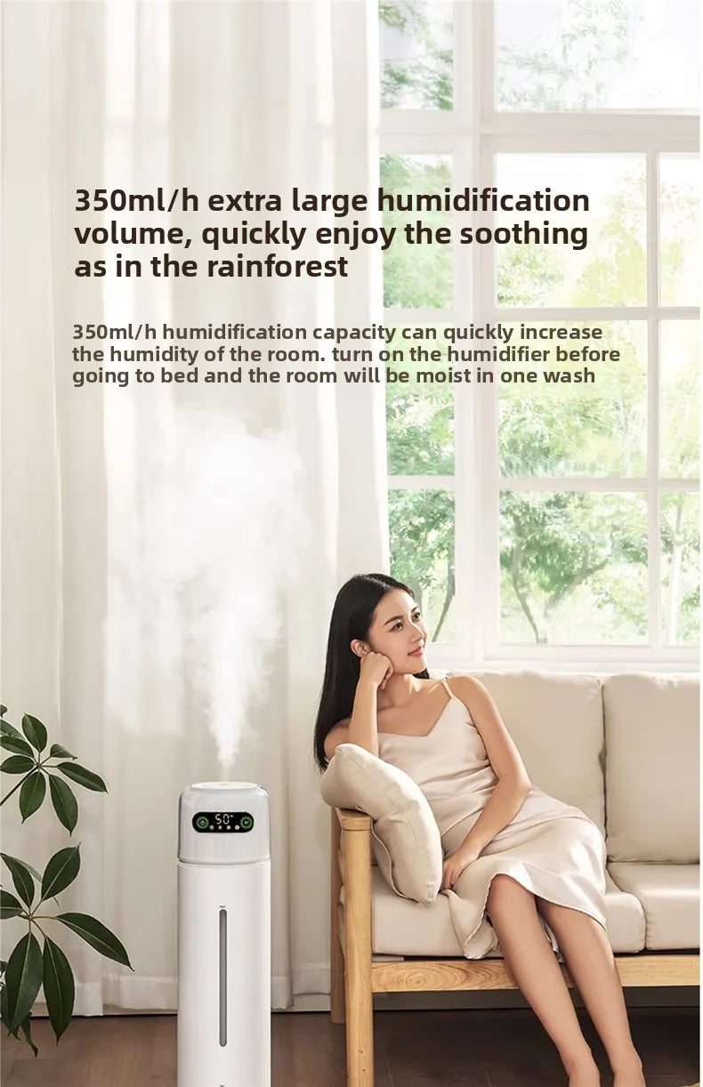 10L Smart Humidifier for Home Ultra-Quiet, Auto Shut-Off Quiet Humidifier For Baby Nurse Suitable for Bedroom/Living Room/Office