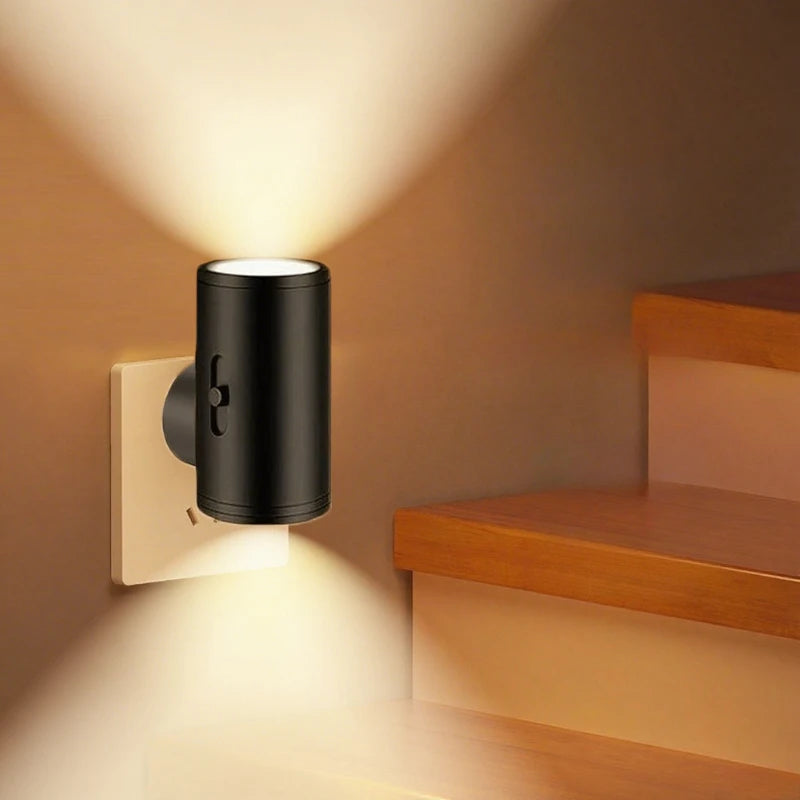 Night Lights Plug Into Wall Dimmable LED Night Lamp Automatic Bedside Lamp with Auto Light Sensor for Bathroom Hallway Decor