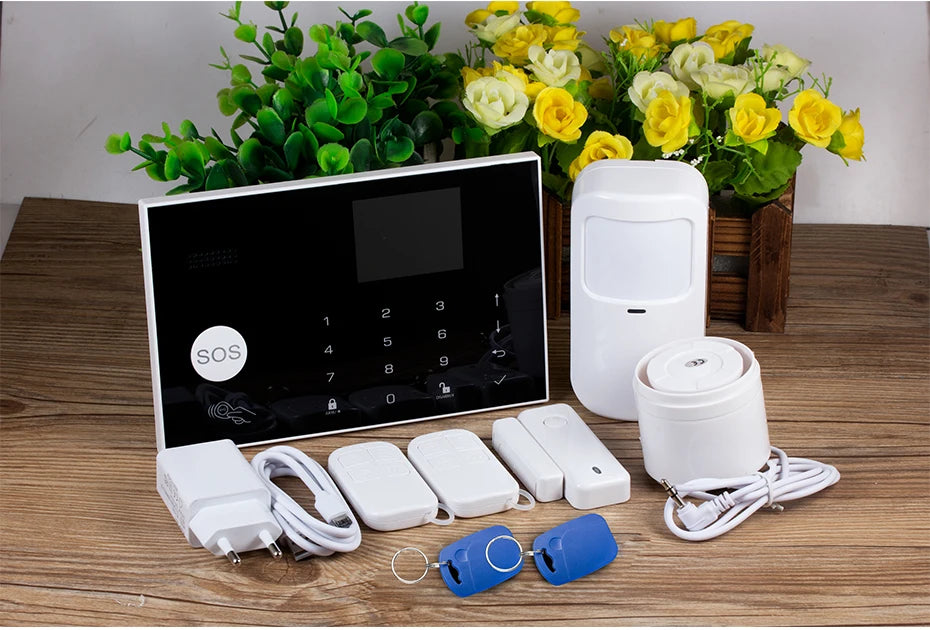 KERUI G30 Alarm System for Home WIFI GSM Security Alarm Panel with Temperature and Humidity Display Work Alexa Tuya Smart App