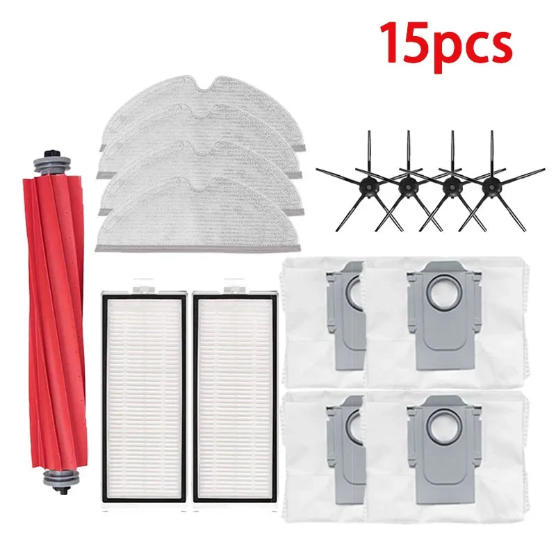 For Roborock Q7 Max Dust Bag Hepa Filter Parts Q7 Max+ / T8 Main Side Brush Mop Cloth Robot Vacuum Cleaner Accessories