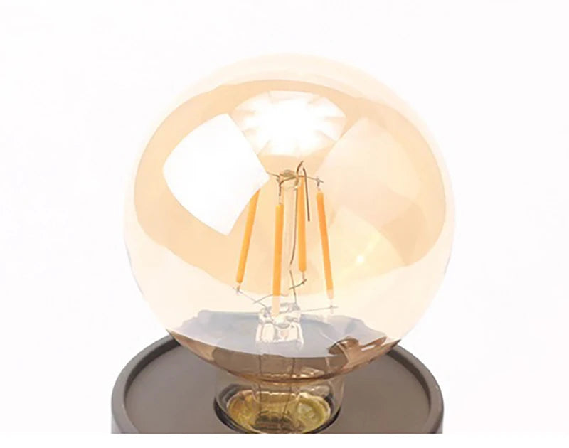 LED Night Light Battery Powered Bulb Lamp Desktop Office Light Retro Bulb Shape Night Light For Baby Room Bedroom Corridor Lamp