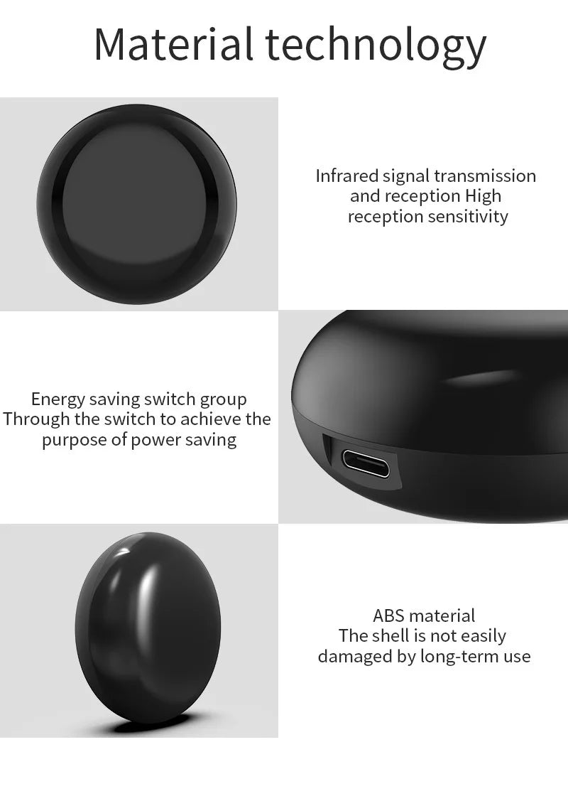 Smart Tuya Universal IR Remote Control Wi-Fi Bluetooth Voice Control for Smart Home TV Air Conditioner