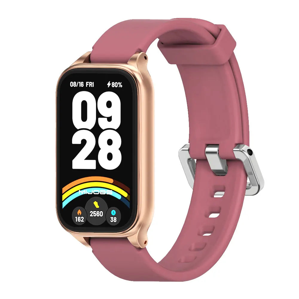 Strap for xiaomi Mi band 9 Active Bracelet Global Version Silicone Waterproof Wristband Mi Smart Band 9 Active Strap