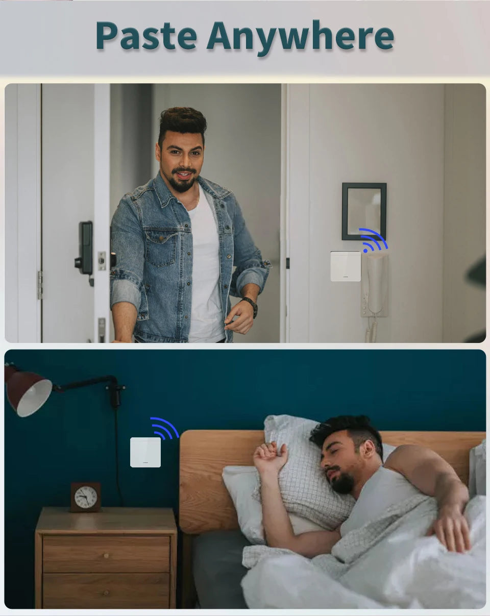 Tuya Smart WiFi Switch RF 433MHz Wireless Light Switch 1/2/3Gang Wall Switch Smart Life APP Voice Control With Alexa Google Home