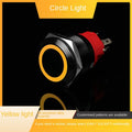 16/19/22mm Latching Push Button Switch 12/24/220V On Off BLack with LED  for with Wire Socket Plug Self-Locking/Self-reset power
