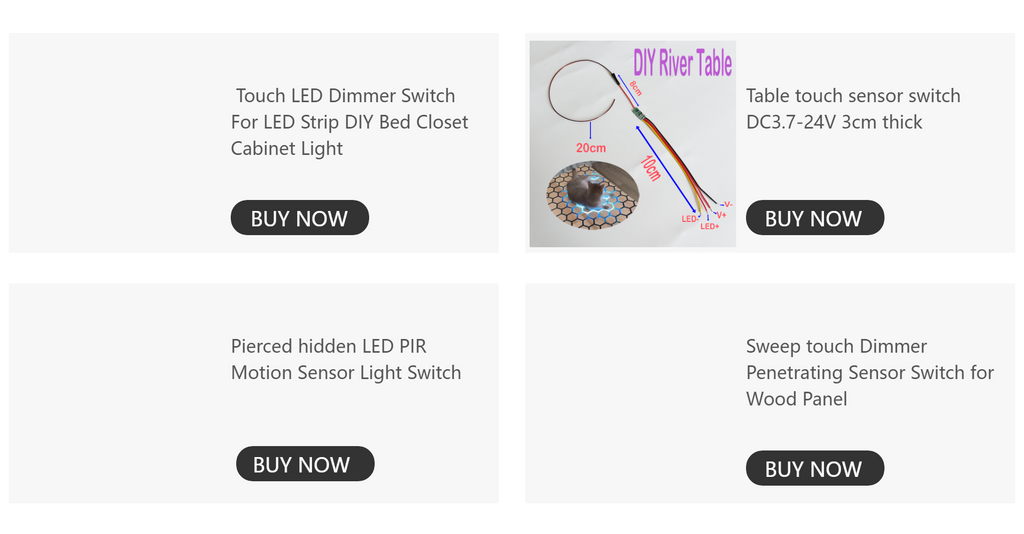 Smart Home Touch Sensor Button Dimmable Controller 19mm Switch for DC5V 12V 24V Smart Home Led Tape LED Dimmer Customized