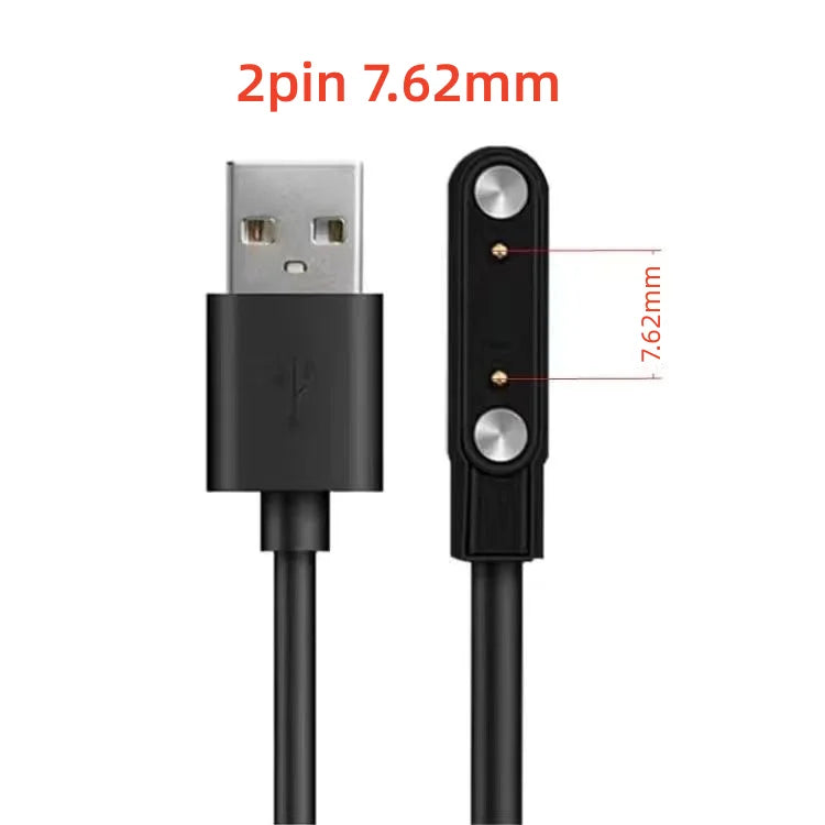 Smartwatch Charging Cable for Kids with 4 Pins, Magnetic Charger for Smartwatch