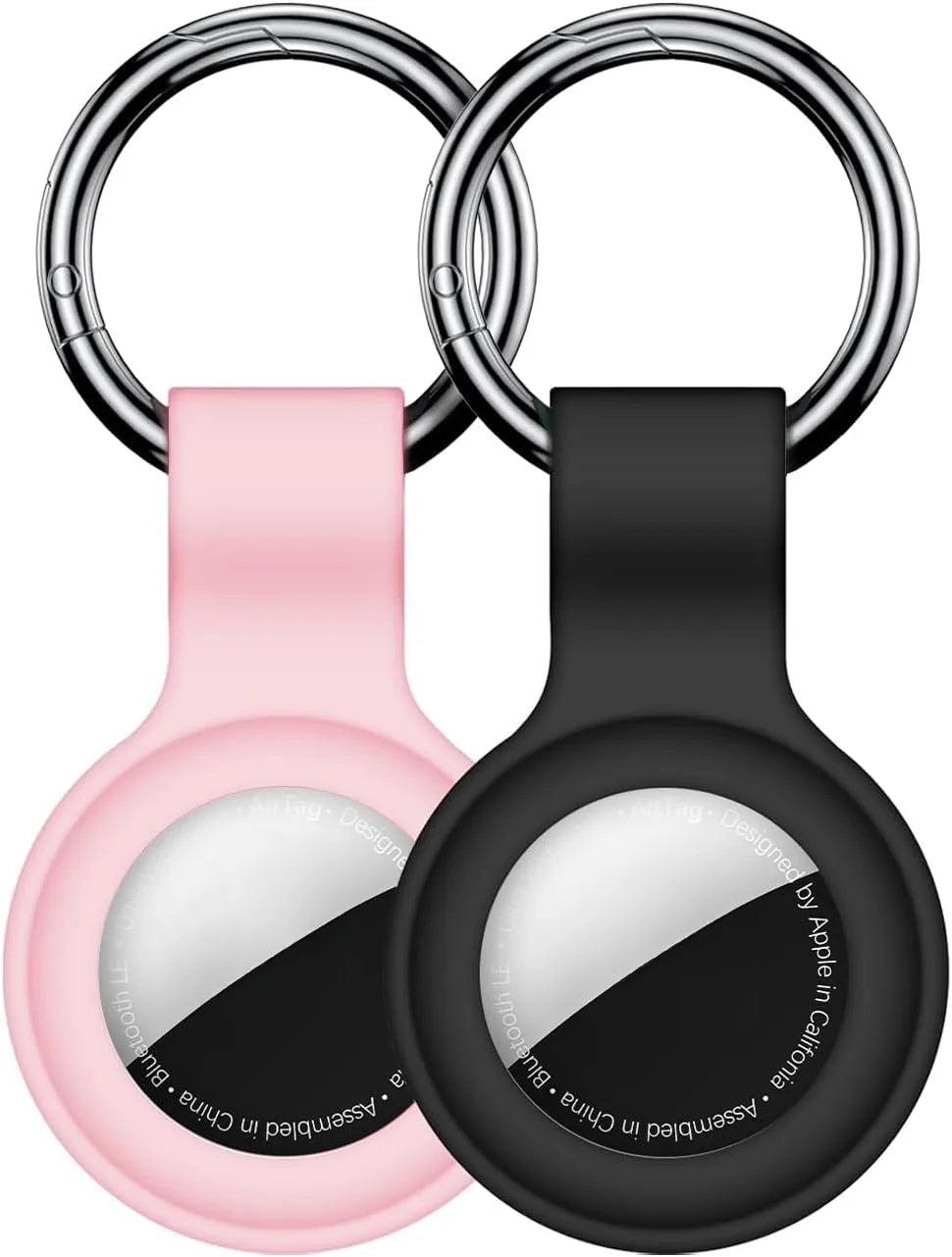 8/4/2Pack Silicone itag Case for Airtags with Keychain, Protective Cover for Airtag Key , Pet Dog Cat Collar , Accessories