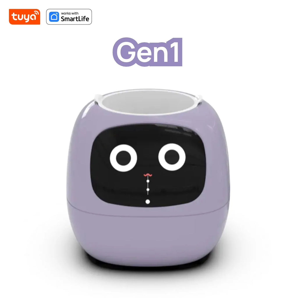Gen1 Tuya Ivy Smart Planter,Endless Fun Over 49 Rich Expressions,7 smart sensors,AI Chips Make Raising Plants Easy and Fun