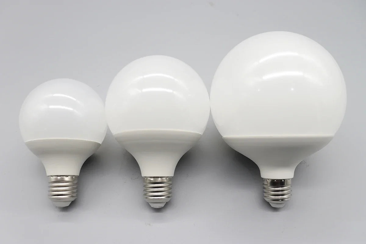 Energy Saving LED Bulb G80 G95 G120 Global Light Lamp E27 Bubble Ball Bulb 3PCS Pack RA90 White Warm White LED 110V 220V