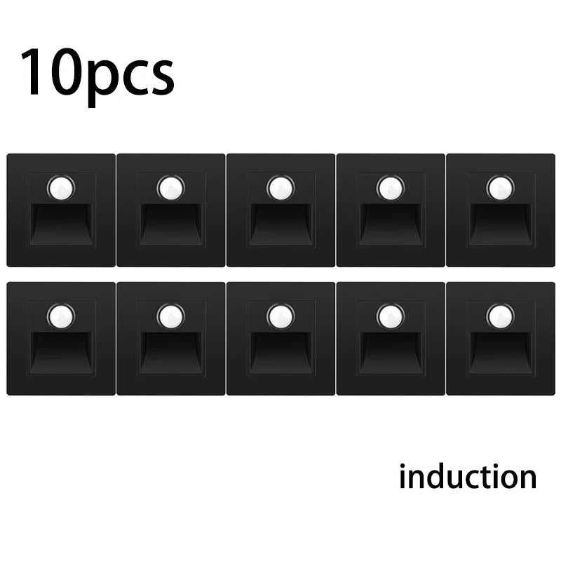 Motion Sensor Light AC110V-220V Infrared Human Body Induction Night Footlight LED PIR Sensor Stairway Corridor Foyer Lighting