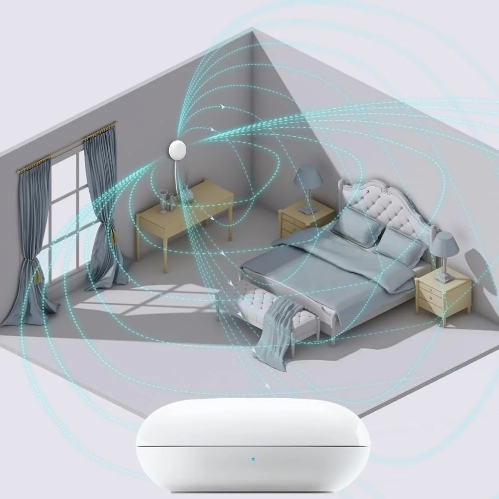 LinknLink Smart Home Bridge Emotion Presence Sensor, mmWave Radar WiFi Smart Motion Sensor,IR, Work with Alexa and Google Home