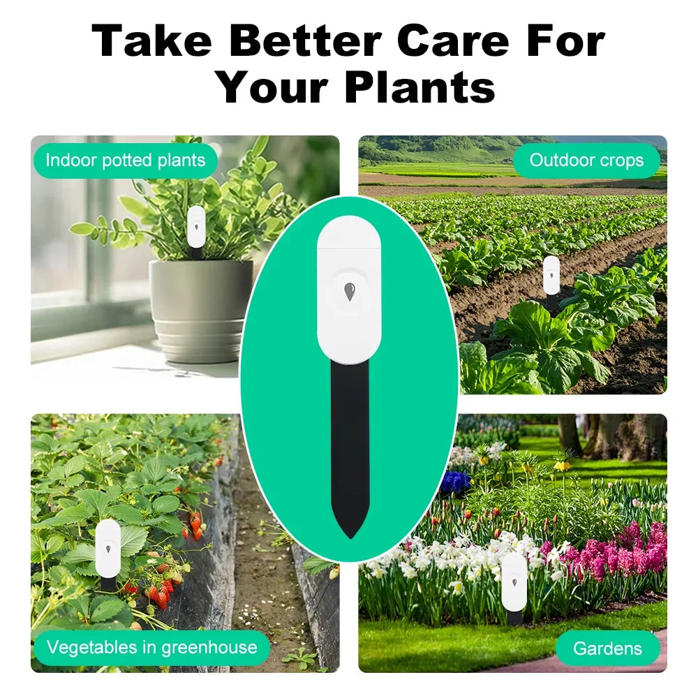 ZigBee Soil Moisture Sensor Humidity Temperature Tester Garden Automation Irrigation Detector Support Home Assistant Zigbee2MQTT