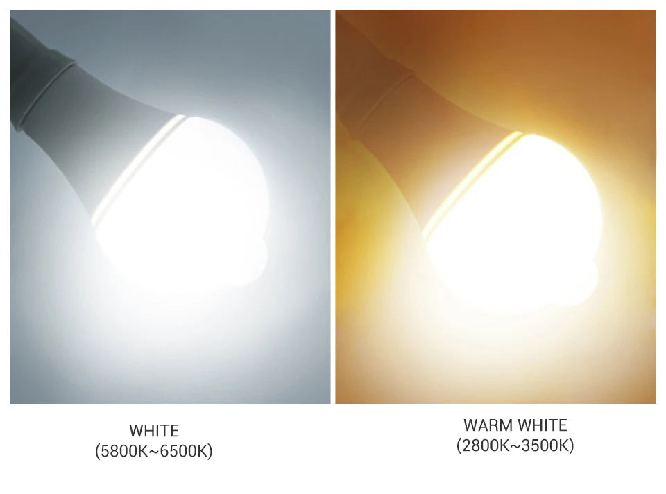 12W E27 LED Motion Sensor Bulb PIR Infrared Auto ON/OFF Night Light for Living Room Parking Hallway