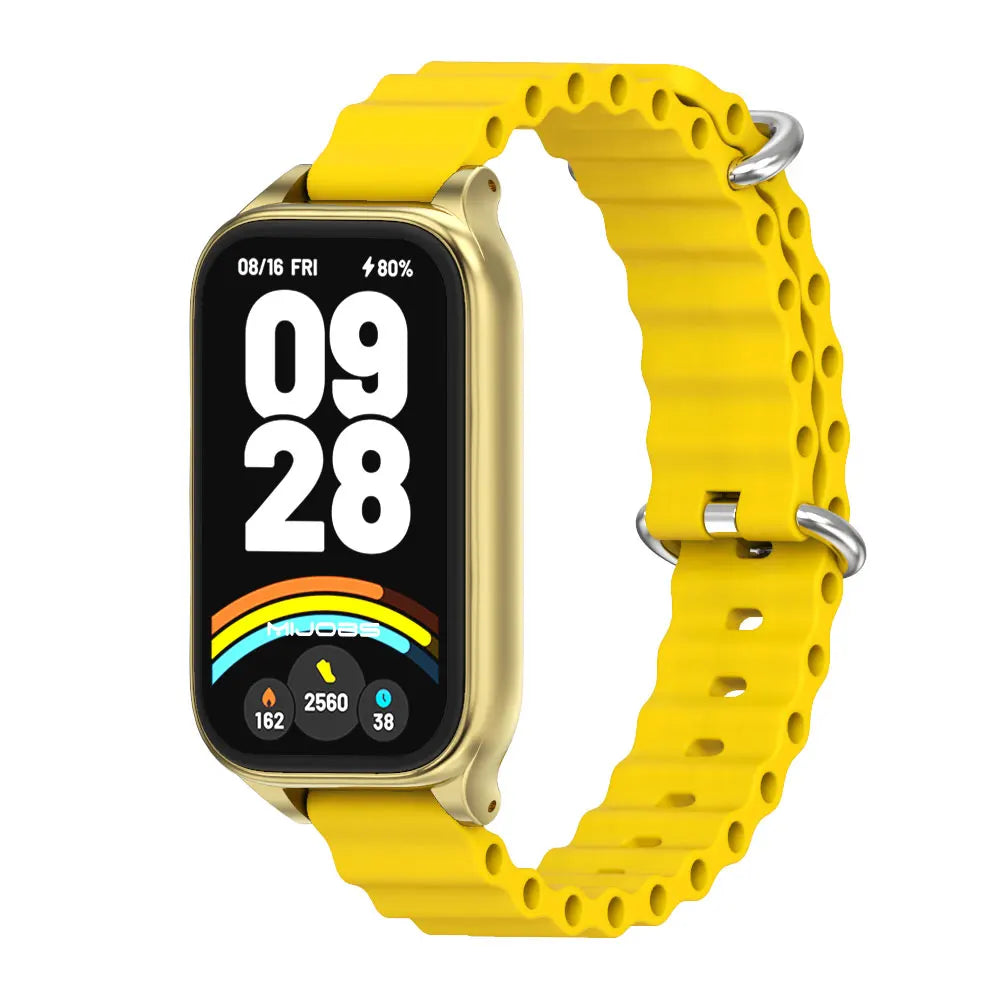 Strap for xiaomi Mi band 9 Active Bracelet Global Version Silicone Waterproof Wristband Mi Smart Band 9 Active Strap