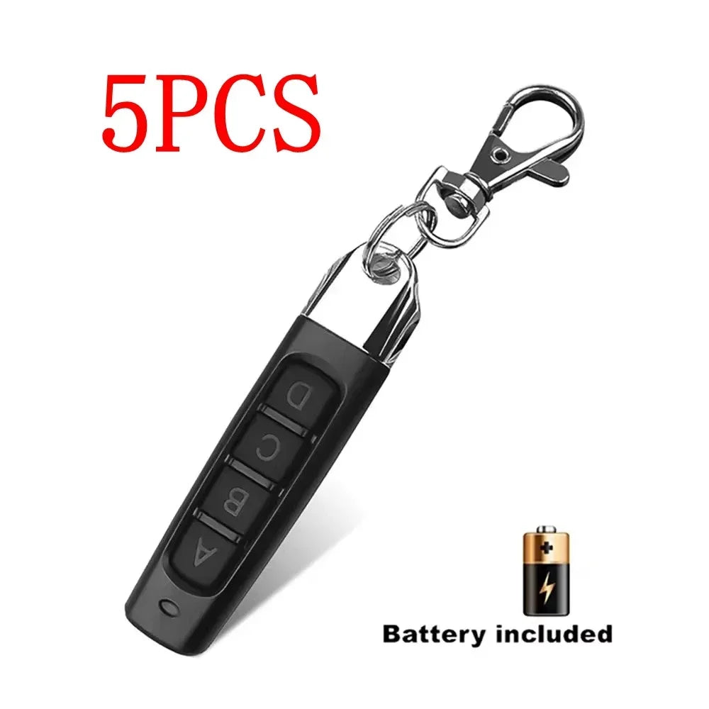 1-50PCS 433mhz Remote Control Duplicator Universal Remote key Copy Clone Replacement Garage Door Keychain RF 433Mhz Transmitter
