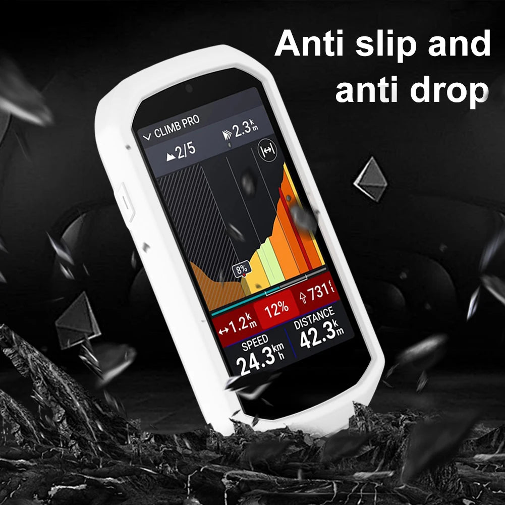 For Garmin Edge 1050 Silicone Case GPS Code Table Protective Cover Anti-Scratch Bike GPS Protective Cover Bumper Sleeve Shell