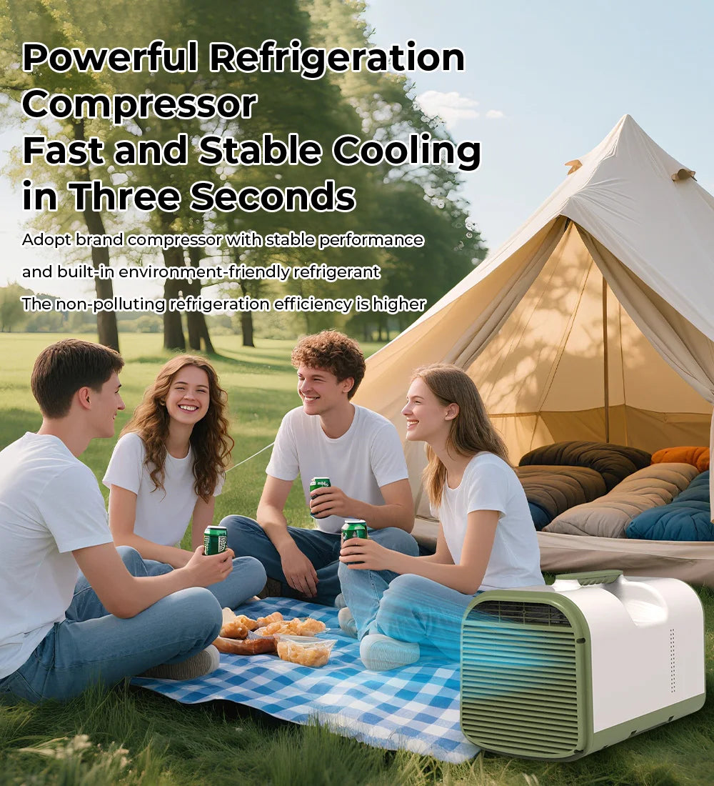 High Speed Cooling Window air Conditioner Smart Design Energy Saving Mini air Conditioner for Desktop Office
