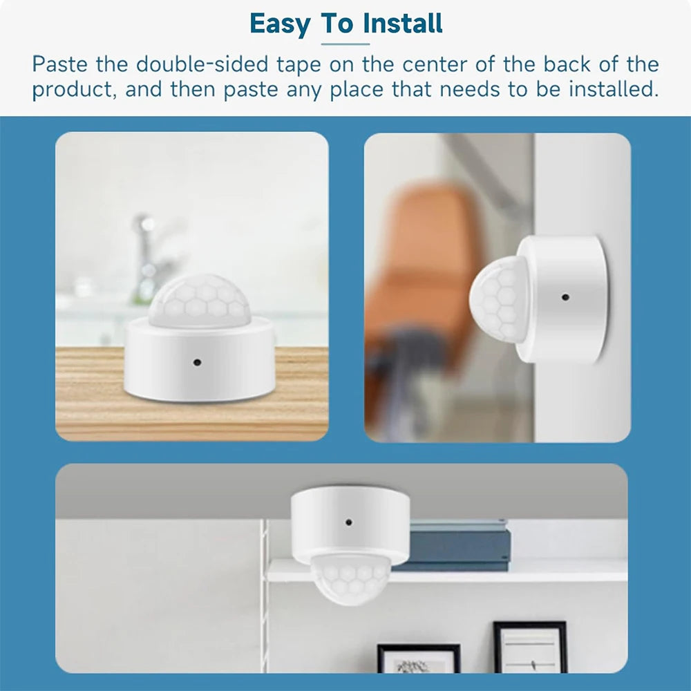 Ewelink Zigbee 3.0 Mini PIR Motion Sensor Human Motion Infrared Detector Security Alarm Works With Alexa Google Home Zigbee2MQTT