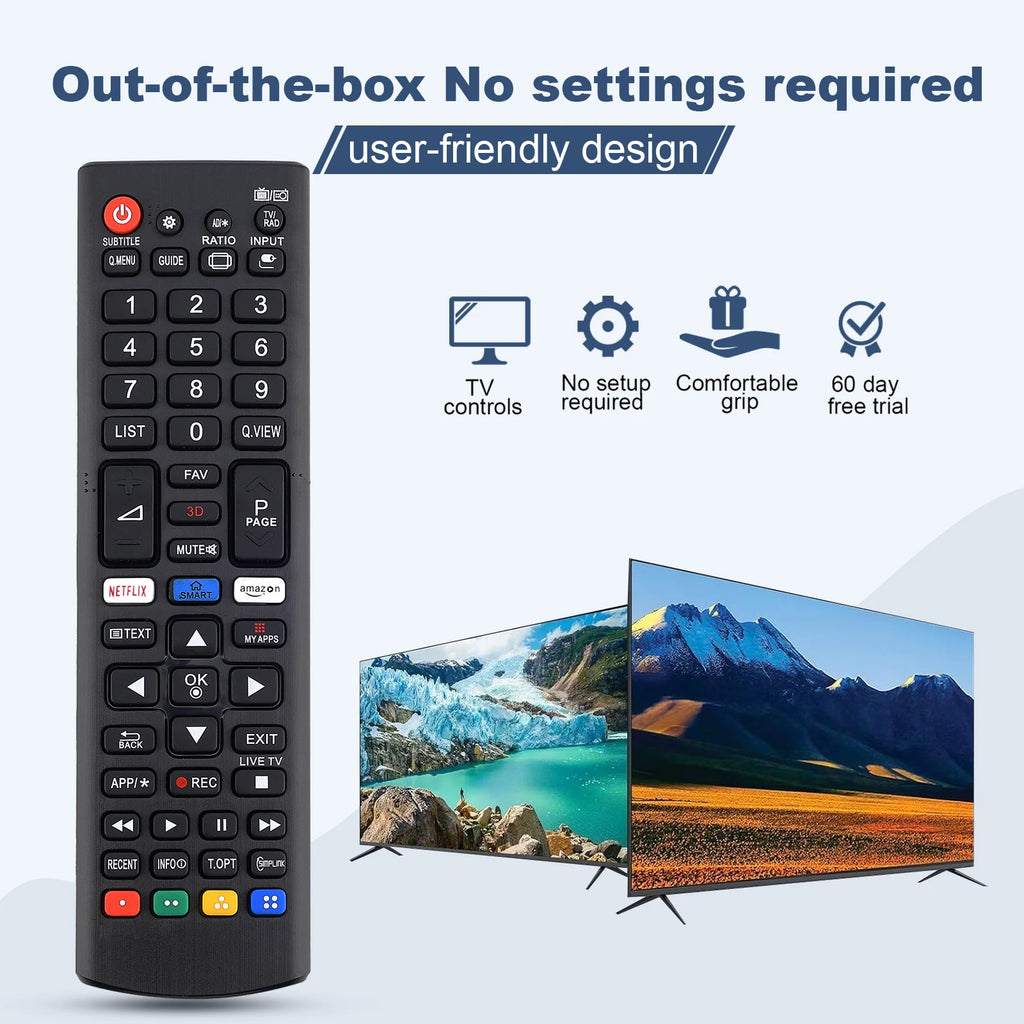 Universal Remote Control for All LG Smart TV LCD LED OLED UHD HDTV Plasma Magic 3D 4K Webos TVs AKB75095307 AKB75375604 AKB75675