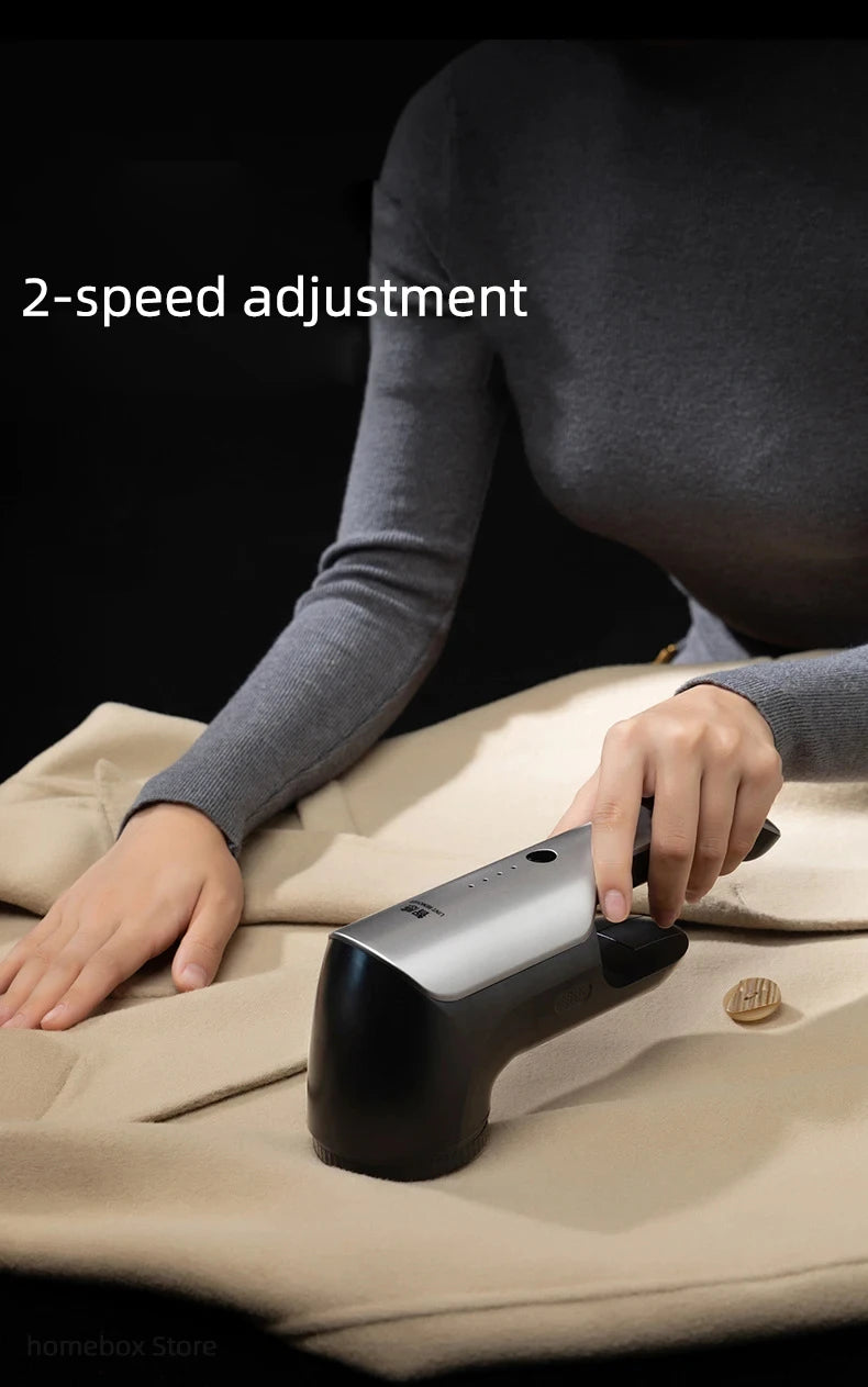 45W Commercial Hairball Trimmer Clothes Lint Remover Spool Machine Professional Electric Lint Remover Dry Cleaners Shaving Ball