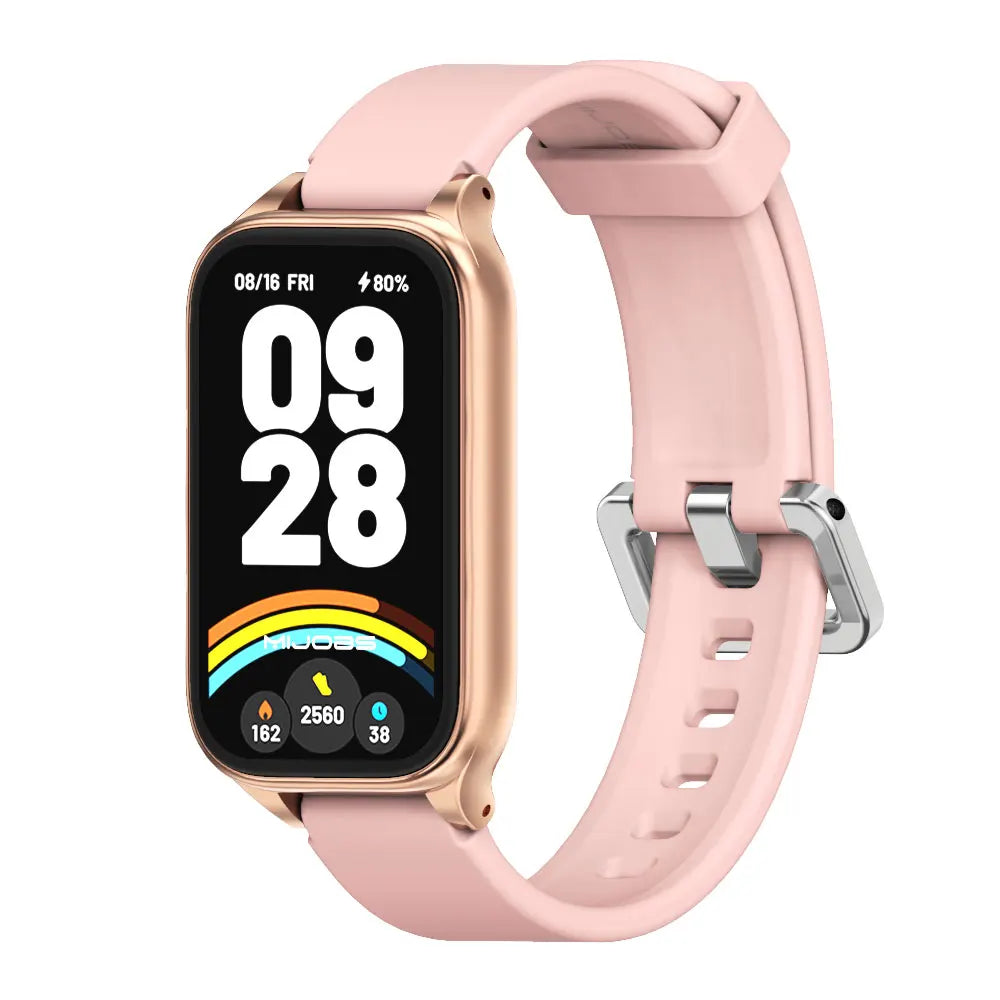 Strap for xiaomi Mi band 9 Active Bracelet Global Version Silicone Waterproof Wristband Mi Smart Band 9 Active Strap