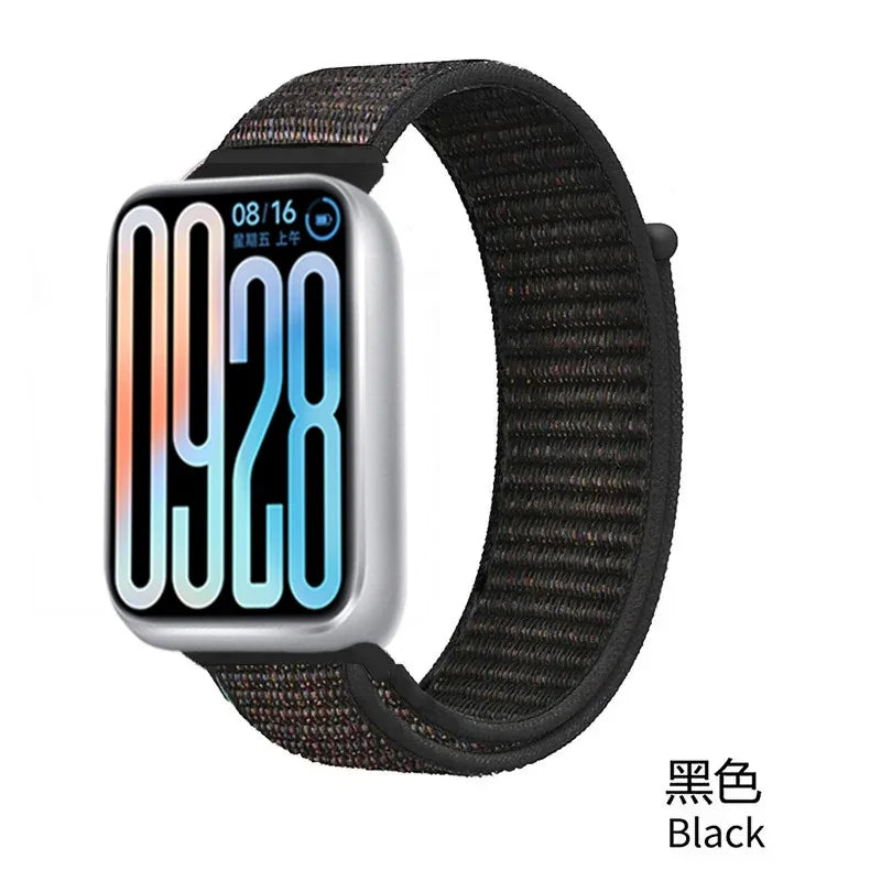 Nylon Strap for Xiaomi Mi Band 8 Pro/9 Pro/10 Pro Bracelet Smart Watch Replacement comfortable Wristband for Redmi Watch 4 5 6
