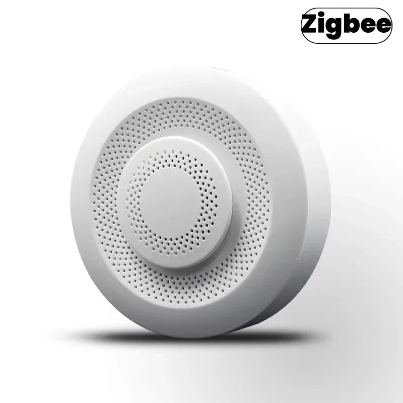 Tuya Smart Zigbee/WIFI Smart Airbox CO2 Formaldehyde VOC Detector Temperature Humidity Sensor 5in1 Airbox  Via Alexa Google Home