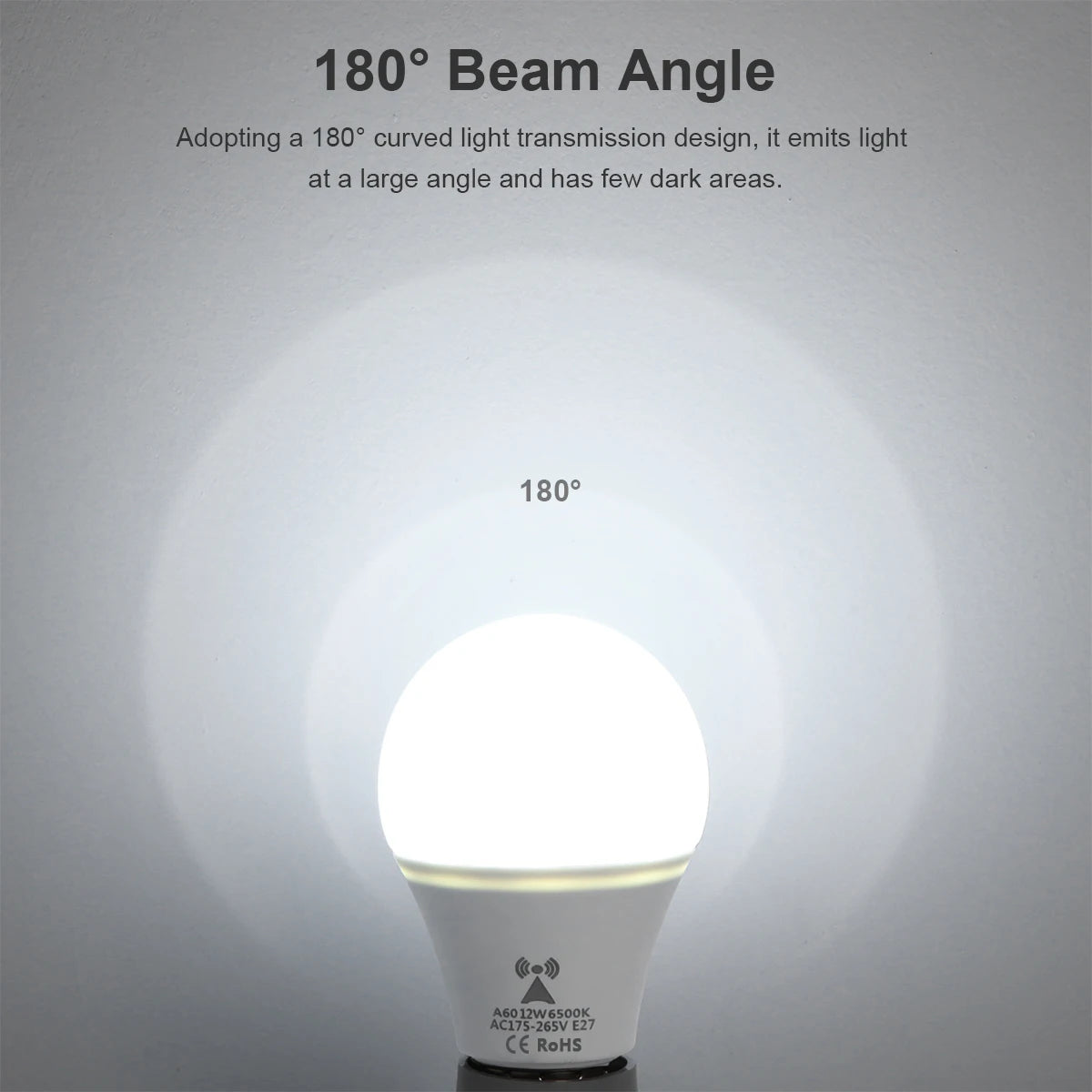 12W 220V LED Night Light Lamp Built-in Radar Motion Sensor/Light Sensor E27 LED Bulb For Corridor Stair Outdoor Garden Lighting