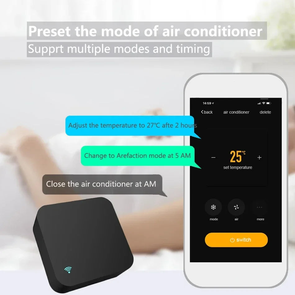Tuya Zigbee 3.0 Smart IR Remote Control For Alexa Google Home For AC TV Smart Home Blaster Infrared Universal Remote Controller