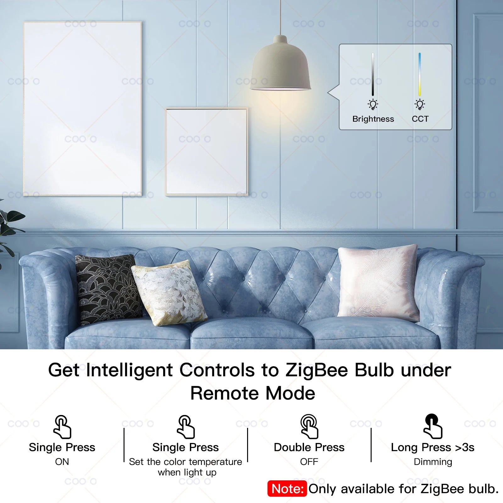 Tuya ZigBee Button Scene Switch Push Button Intelligent Linkage with Smart Device Automation Scenario Controller Battery Powered