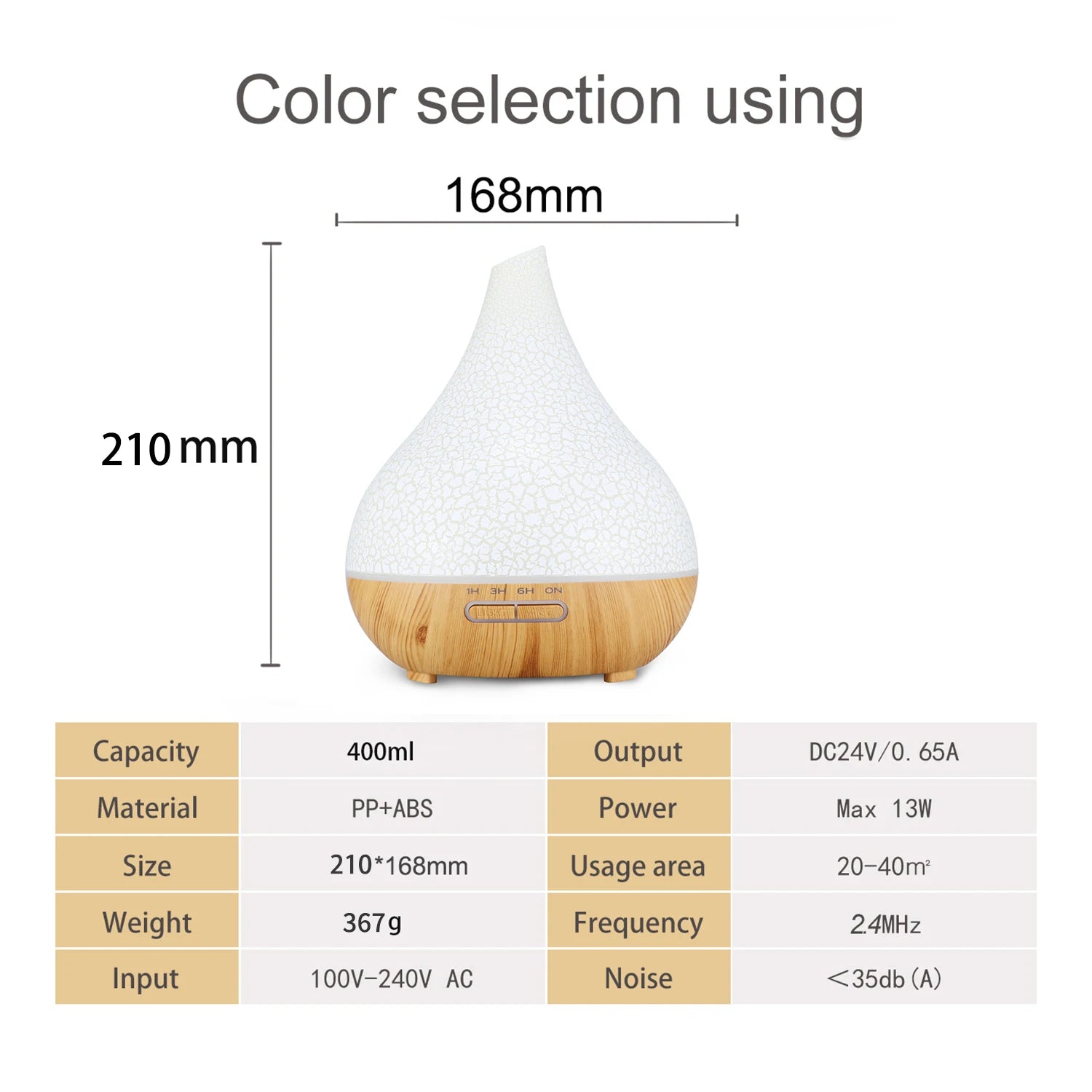 WiFi Smart 550ML Electric Aroma Diffuser Essential Oil Diffuser Air Humidifier Ultrasonic Remote Control Mist Maker Home