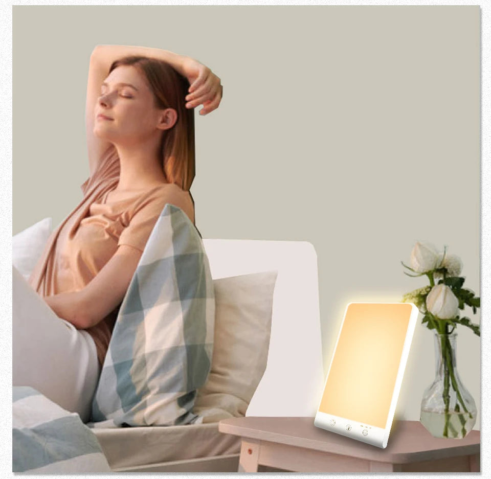 10000 Lux LED SAD Light Daylight Therapy Lamp 3200k Happy Mood Light Touch Dimmable for Winter Anti Depression LED NightLights