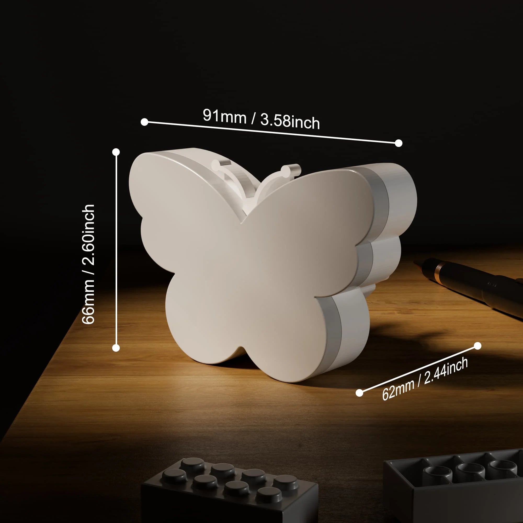 Butterfly Shape Night Lights LED Light Sensor Night Lights Plug in Auto on/Off for Kids Bedroom Stair Hallway Bedhead Night Lamp