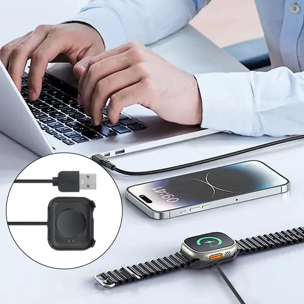 Smart Watch Charging Cable Smartwatch Charger Dock Cable Fasting Charging Watch Cord for Home Bedroom Nightstand