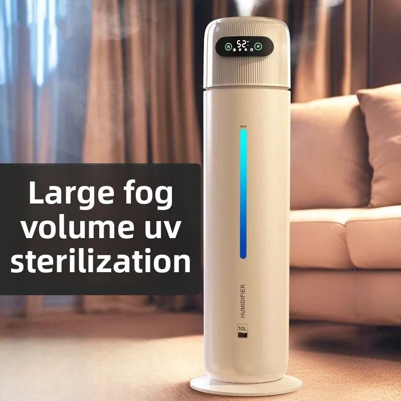 10L Smart Humidifier for Home Ultra-Quiet, Auto Shut-Off Quiet Humidifier For Baby Nurse Suitable for Bedroom/Living Room/Office