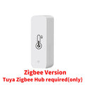 Tuya Zigbee WiFi Temperature And Humidity Sensor APP Remote Monitor For Smart Home var SmartLife WorkWith Alexa Google Assistant