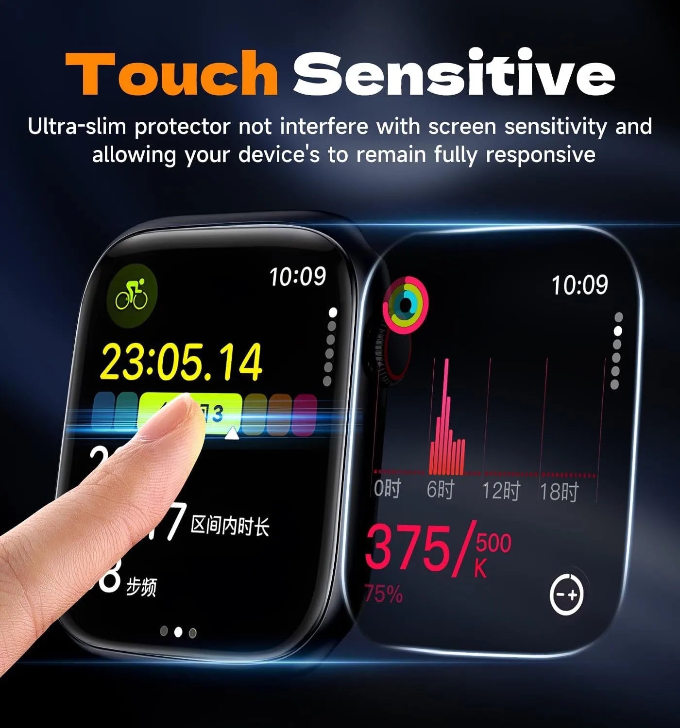 2PCS High Quality Ceramic Film for Apple IWatch Ultra 2 49MM Series 10 46mm 7 8 9 6 5 4 SE 45mm 44MM 41mm 40mm Screen Protector