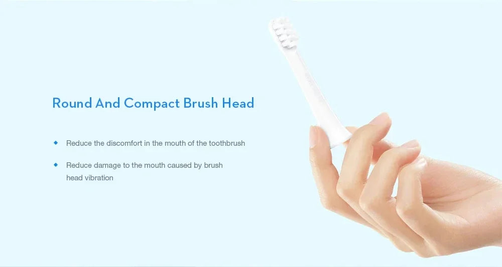 100% Original Xiaomi Mijia T100 Electric Toothbrush Head Adult Waterproof Ultrasonic Automatic Toothbrush USB Rechargeable
