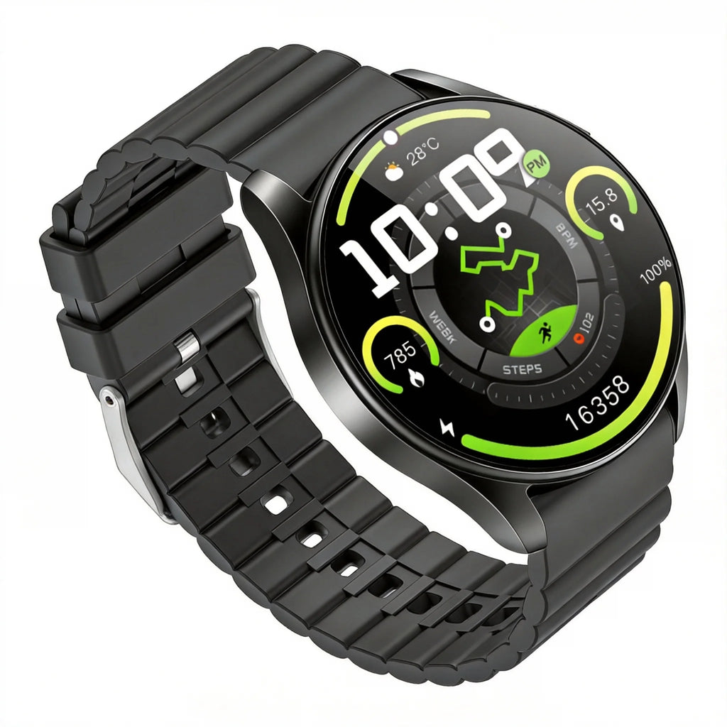 Men's and women's smartwatches, wireless dialing, fitness trackers, compatible with IOS and Android wearable smart wristbands