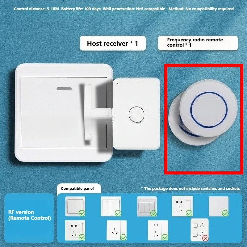 Control Light Off Switchs Button Wiring-Free Wireless Remote Control Turn Off/on Tool Automatic Button Pusher Lazy Remote