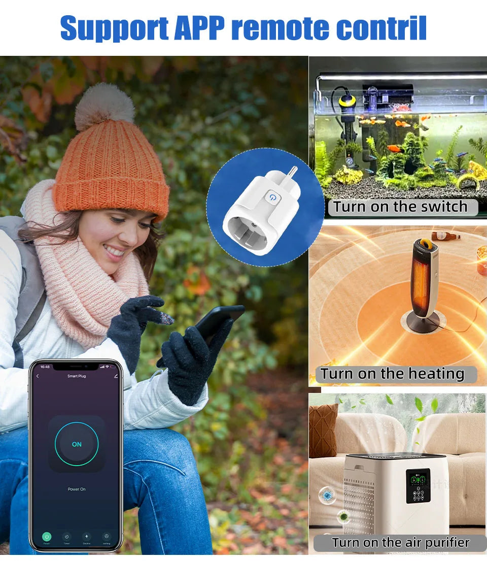 EWeLink Smart WiFi Socket EU Remote Control/Timer Switch/Battery Count Compatible With Google Home Alexa