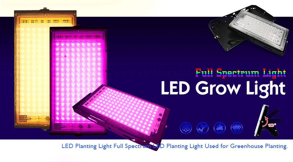 50W 100W Led Flood Light IP65 Waterproof AC 220V Full Spectrum Floodlight Spotlight LED Reflector Street Lamp Wall Flood Lights